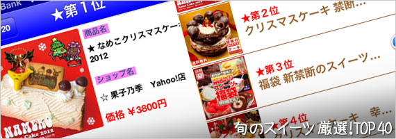 旬のスイーツ 厳選!TOP 40 旬のスイーツ 厳選!TOP 40